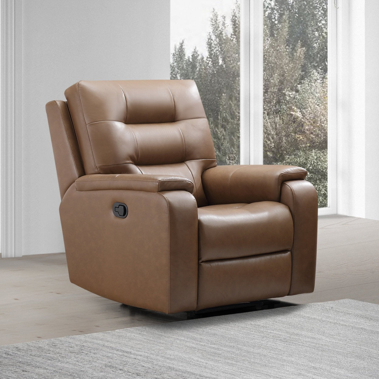 Charlie 1 Seater Manual Leatherette Recliner - Torque India